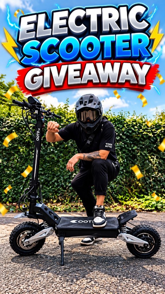 @estensei Electric Scooter Giveaway Showcase